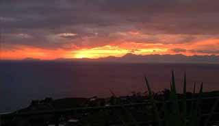 Golfo di Salerno tramonto